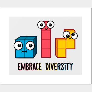 Embrace Diversity Posters and Art